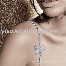 fashion butterfly rhinestone bra straps